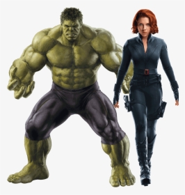 Black Widow Hulk Png - Hulk Avengers Age Of Ultron, Transparent Png, Transparent PNG