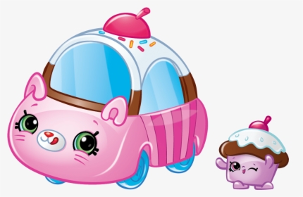 Cutie Car Choc Cherry Wheels Clipart , Png Download - Shopkins Cutie Cars Characters, Transparent Png, Transparent PNG