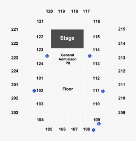 James Brown Arena Seating Chart, HD Png Download ...