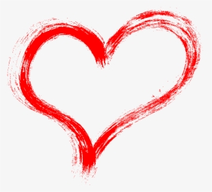 Heart Paint Brush Stroke, HD Png Download, Transparent PNG