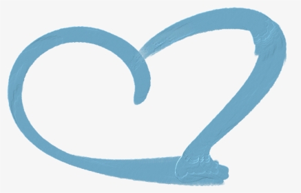 #hearts #heart #blue #painting #painted #brush #paint - Blue Heart Painted Png, Transparent Png, Transparent PNG
