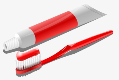 Toothpaste With Brush Png Image - Things Used For Personal Hygiene, Transparent Png, Transparent PNG