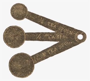 Antique Measuring Spoons Image Clipart , Png Download - Coin, Transparent Png, Transparent PNG