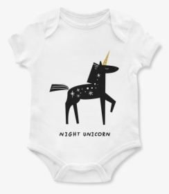Night Unicorn Baby Onesie - Donkey, HD Png Download, Transparent PNG