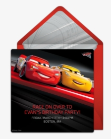 Cars Birthday Invitation Design, HD Png Download, Transparent PNG