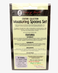 Measuring Spoons Set Sugar Spice Back - Chocolate, HD Png Download, Transparent PNG