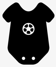 Baby Onesie Clothing With Star Design - Silueta Ropa De Bebe, HD Png Download, Transparent PNG