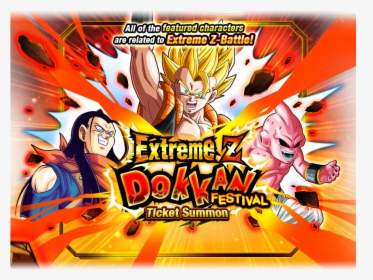 Extreme Z Dokkan Festival Ticket Summon [super Gogeta] - Dragon Ball Z Dokkan Battle, HD Png Download, Transparent PNG