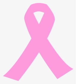 Pink Cancer Ribbon Clip Art - Transparent Background Pink Ribbon, HD Png Download, Transparent PNG