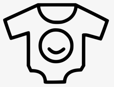 Onesie - T Shirt Icon Svg, HD Png Download, Transparent PNG