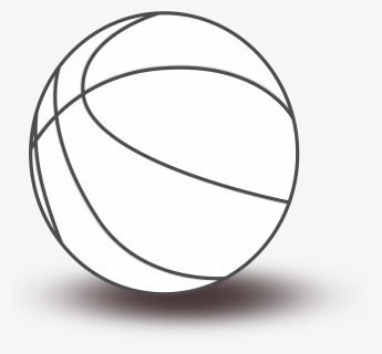 Black And White Basketball Pictures - Basketball Clipart Background Black, HD Png Download, Transparent PNG