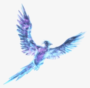 A Silvery-blue Spirit Shaped Like A Phoenix - Roller, HD Png Download, Transparent PNG