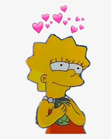 Aesthetic Lisa Simpson Png , Png Download - Aesthetic Simpsons Png, Transparent Png, Transparent PNG