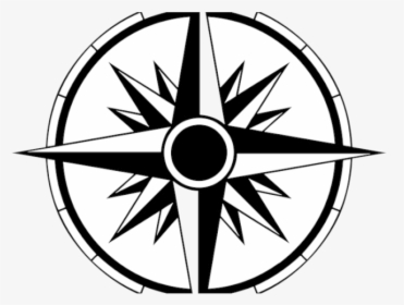 Compass Clipart Four Nautical Free Transparent Png - Punto Cardinales En Ingles, Png Download, Transparent PNG