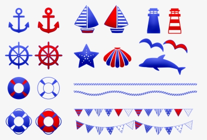 Nautical Clip Art, Nautical Banner, Bunting, Sailboat - Nautical Banner, HD Png Download, Transparent PNG