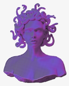 Ftestickers Sculpture Vaporwave Aesthetic Holographic - Vaporwave Aesthetic Transparent Png, Png Download, Transparent PNG