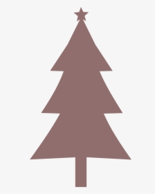 Christmas Tree Silhouette - Silhouette Christmas Tree Clipart, HD Png Download, Transparent PNG