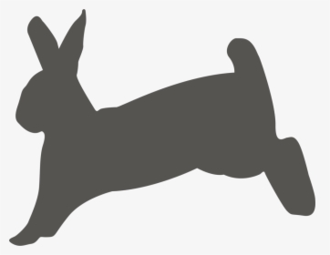 Silhouette,rabits And Hares,paw - Bunny Hopping Png, Transparent Png, Transparent PNG