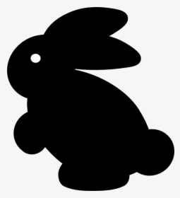 White Rabbit Easter Bunny Clip Art - Black Bunny Clipart, HD Png Download, Transparent PNG