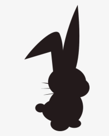 Clip Art Free Digital Scrapbooking Embellishment - Silhouette Cute Rabbit Png, Transparent Png, Transparent PNG
