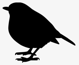 Christmas Silhouette Robin , Png Download - Transparent Robin Silhouette, Png Download, Transparent PNG