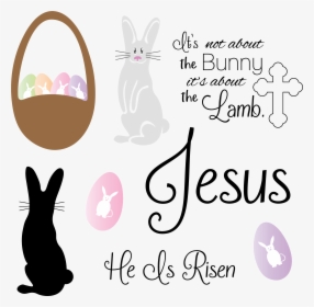 Transparent Bunny Silhouette Png - Dont Breed Rabbits, Png Download, Transparent PNG