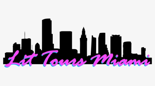 Miami City Skyline Vector, HD Png Download, Transparent PNG