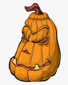 Halloween Jack O Lantern Clip Arts - Halloween Cartoon Png Pumpkin, Transparent Png, Transparent PNG