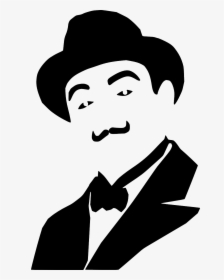 Detective People Poirot Free Picture - Hercule Poirot Silhouette, HD Png Download, Transparent PNG