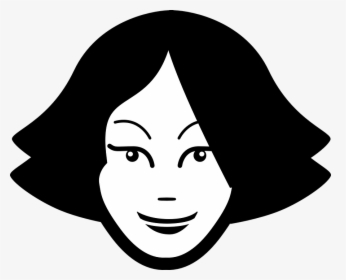 Woman, Girl, Face, Silhouette, Teenager, Teen, Young - Women Face Clipart Black And White, HD Png Download, Transparent PNG