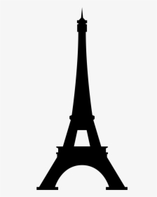 Eiffel Tower Building Silhouette Royalty-free - Eiffel Tower Icon Png, Transparent Png, Transparent PNG