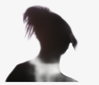 #shadow #silhouette #girl #profile #head #hair #black - Girl, HD Png Download, Transparent PNG