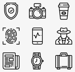 Private Detective - Graphic Design Icon Vector, HD Png Download, Transparent PNG