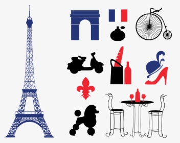 Eiffel Tower Euclidean Vector Clip Art - Paris Icons, HD Png Download, Transparent PNG
