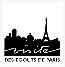 Des Egouts De Paris Logo Black And White - Paris Vector, HD Png Download, Transparent PNG