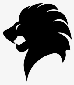 Lion Profile Silhouette Clip Arts - Lion Head Silhouette Png, Transparent Png, Transparent PNG