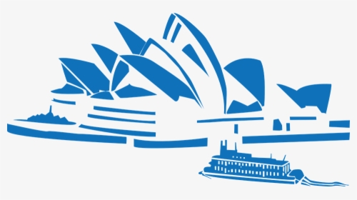 Sydney, Opera, Famous, Silhouette, Building, House - Sydney Opera House Vector Png, Transparent Png, Transparent PNG