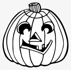 Illustration Of Jack O Lantern - Halloween Clipart Black And White, HD Png Download, Transparent PNG