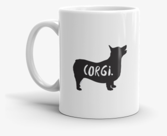 Transparent Corgi Silhouette Png - Coffee Cup, Png Download, Transparent PNG