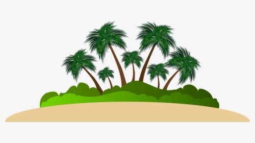 Island Silhouette Clipart , Png Download - Transparent Background Island Clipart, Png Download, Transparent PNG