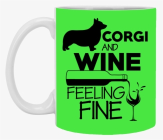 Corgi & Wine Feeling Fine - Siberian Husky, HD Png Download, Transparent PNG