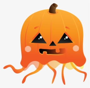 Holiday Jellyfish Set - Jack-o'-lantern, HD Png Download, Transparent PNG