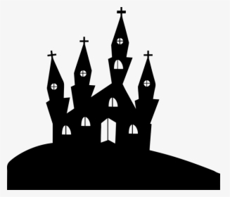 Church, Cross, Hill, Landscape, Silhouette, Halloween - Free Bunco Halloween Score Sheets, HD Png Download, Transparent PNG