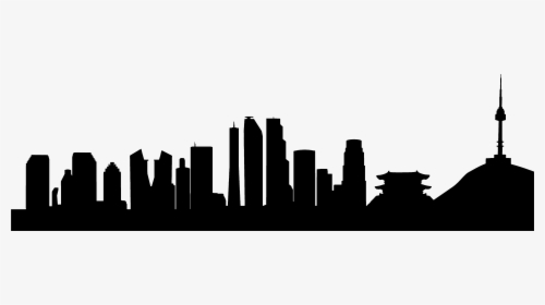 Seoul Skyline Photography Korean - Seoul Skyline Clipart, HD Png Download, Transparent PNG