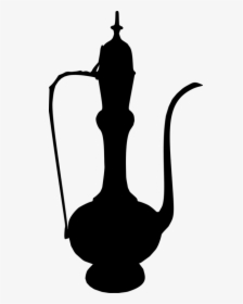 Wine Silhouette Jug Bottle Pitcher - Uae Arabic Coffee Pot, HD Png Download, Transparent PNG