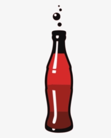 Bottle Of Soda Drink Vector Graphics - Clip Art Soda Bottle, HD Png Download, Transparent PNG