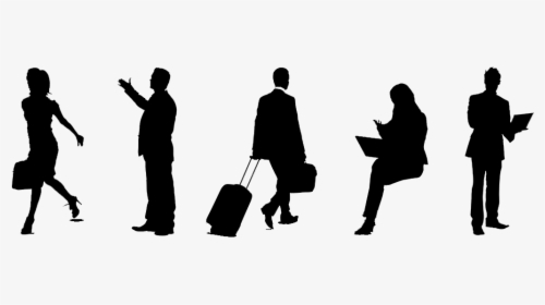 Business Silhouette - Business Cut Out People Png, Transparent Png, Transparent PNG