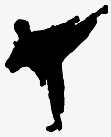 Karate Silhouette Png - Kung Fu Vector Png, Transparent Png, Transparent PNG
