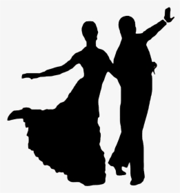 Transparent Salsa Dance Clipart - Ballroom Dancing Silhouettes Free, HD Png Download, Transparent PNG