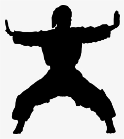 Karate Silhouette Png - Silhouette Martial Arts Transparent Bg, Png Download, Transparent PNG